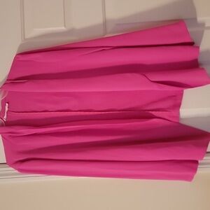 Lush sheer pink blazer cardigan large